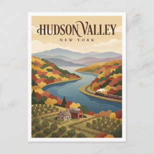 Hudson River Valley New York Reis Souvenir Briefkaart