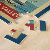 Hudson River Valley Sailboat Vintage Travel NY Legpuzzel (Zijkant)