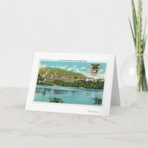 Hudson River View of US Military Academy Kaart