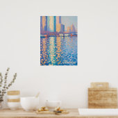 Hudson Rivier Impasto Impressionisme Poster (Keuken)