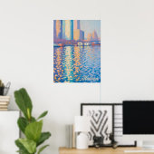 Hudson Rivier Impasto Impressionisme Poster (Thuiskantoor)