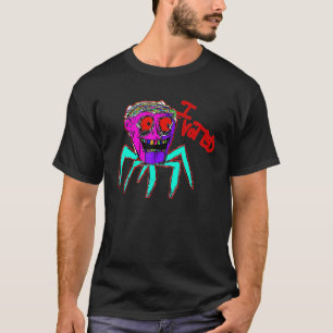 Hudson Rowan A Big Head Red Eyes A roze en Paars T-shirt