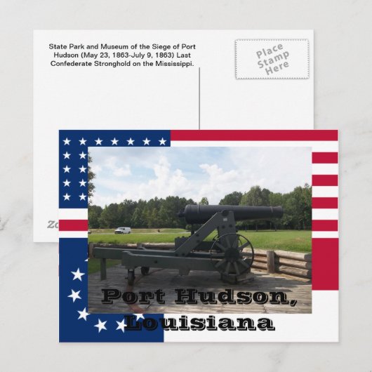 Hudson State Park Siege Cannon Briefkaart (Voorkant / Achterkant)