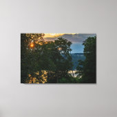 Hudson Summer Evening Canvas Afdruk (Voorkant)