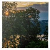 Hudson Summer Evening Tegeltje (Voorkant)