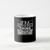 HUDSON Surname Personalized Gift Koffiemok (Center)