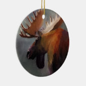 Hudson the Moose Keramisch Ornament (Rechts)
