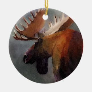 Hudson the Moose Keramisch Ornament
