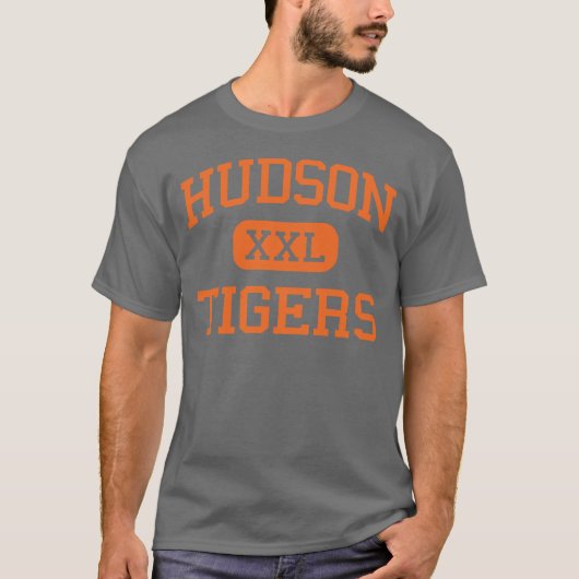 Hudson - Tigers - Area - Hudson Michigan T-shirt (Voorkant)