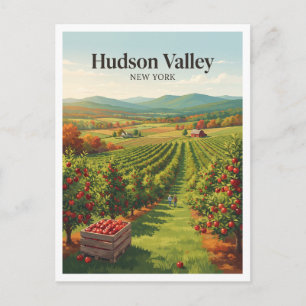 Hudson Valley Appleboomgaarden Warwick New York Briefkaart
