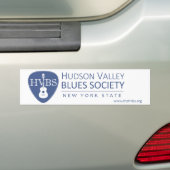 Hudson Valley Blues Society Bumpersticker (Op auto)