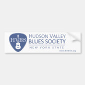 Hudson Valley Blues Society Bumpersticker (Voorkant)
