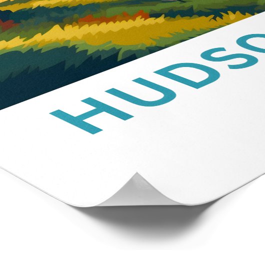 Hudson Valley New York Travel Print (Hoek)