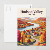 Hudson Valley, New York, VS Briefkaart (Voorkant / Achterkant)