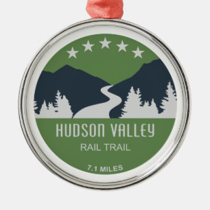 Hudson Valley Rail Trail New York Metalen Ornament