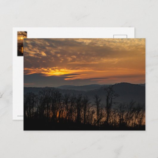 Hudson Valley Sunset Briefkaart (Voorkant / Achterkant)