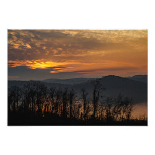 Hudson Valley Sunset Foto Afdruk