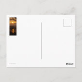 Hudson Winter Sunset Briefkaart (Achterkant)