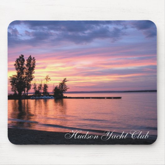 Hudson Yacht Club Sunset Muismat (Voorkant)