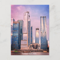 Hudson Yard Manhattan New York Cityscape Briefkaar