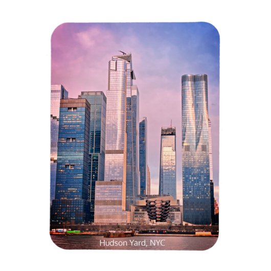 Hudson Yard Manhattan New York Cityscape Magnet Magneet (Verticaal)