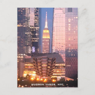 Hudson Yards (schip) Empire State Building, NYC Briefkaart