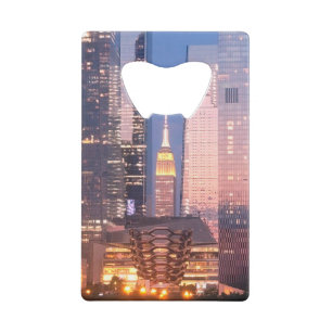 Hudson Yards (schip) Empire State Building, NYC Creditkaart Flessenopener