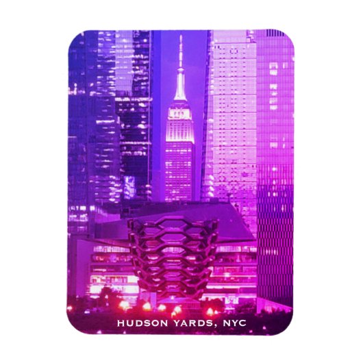 Hudson Yards (schip) Empire State Building, NYC Magneet (Verticaal)