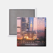 Hudson Yards (schip) Empire State Building, NYC Magneet (Voorkant / Achterkant)