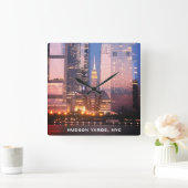 Hudson Yards (schip) Empire State Building, NYC Vierkante Klok (Huis)