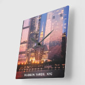 Hudson Yards (schip) Empire State Building, NYC Vierkante Klok (Hoek)