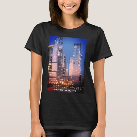 Hudson Yards (schip) West Side Manhattan, NYC T-shirt (Voorkant)