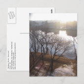 hudson - zonsopgang briefkaart (Voorkant / Achterkant)