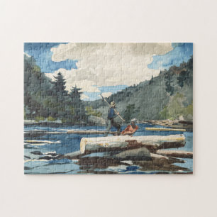 Hudsonrivier, Houtkap   Winslow Homer Legpuzzel