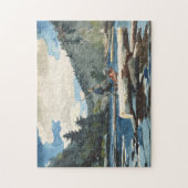 Hudsonrivier, Houtkap | Winslow Homer Legpuzzel (Verticaal)