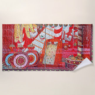 Hudson's baai Gift Shop of kerstkeukenhanddoek Strandlaken