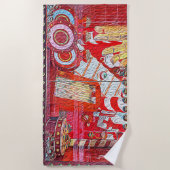 Hudson's baai Gift Shop of kerstkeukenhanddoek Strandlaken (Voorkant)