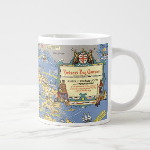 Hudson's Bay Company - Kaart van Canada Grote Koffiekop