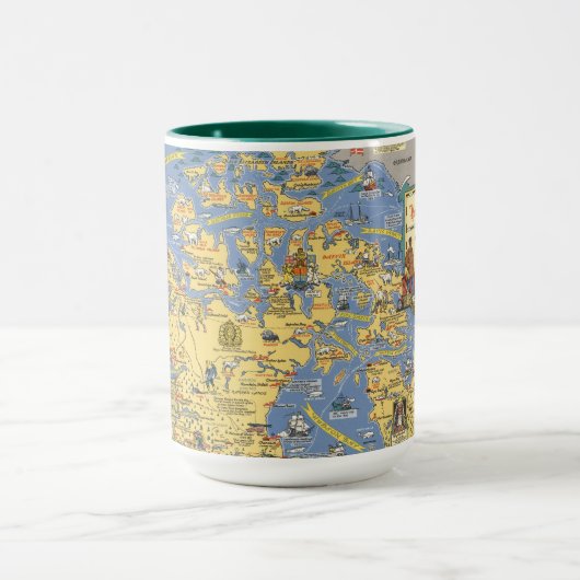 Hudson's Bay Company - Kaart van Canada Mok (Midden)