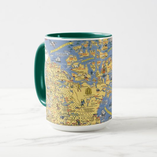 Hudson's Bay Company - Kaart van Canada Mok (Voorkant links)