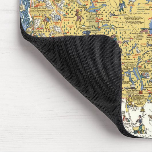 Hudson's Bay Company - Kaart van Canada Muismat (Hoek)