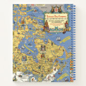Hudson's Bay Company - Kaart van Canada Notitieboek (Achterkant)