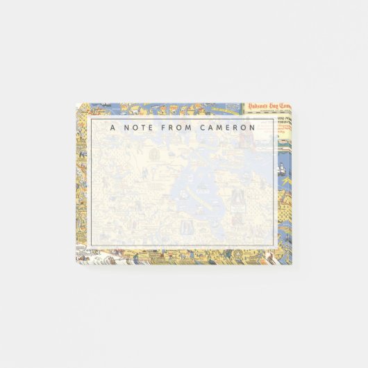 Hudson's Bay Company - Kaart van Canada Post-it® Notes (Voorkant)