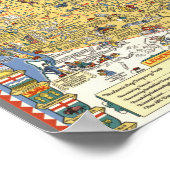 Hudson's Bay Company - Kaart van Canada Poster (Hoek)