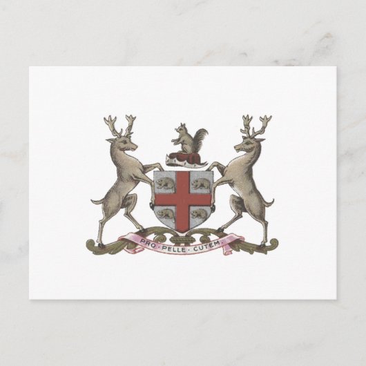 Hudson's Bay Crest Briefkaart (Voorkant)