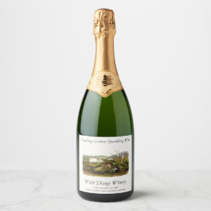 Hudson's Bay (Ungava Collared) Lemming van Audubon Sparkling Wijnetiket
