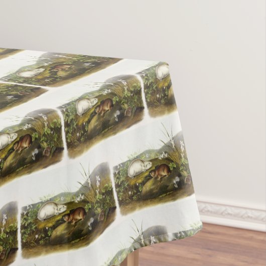 Hudson's Bay (Ungava Collared) Lemming van Audubon Tafelkleed (Voorbeeld)