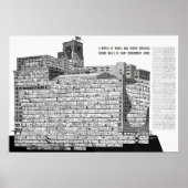 Hudson's Detroit - Cutout Building Poster (Voorkant)