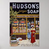 Hudson's zeep 1895 poster (Voorkant)