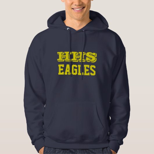 Hudsonville High School Gedrukte Hoodie (Voorkant)